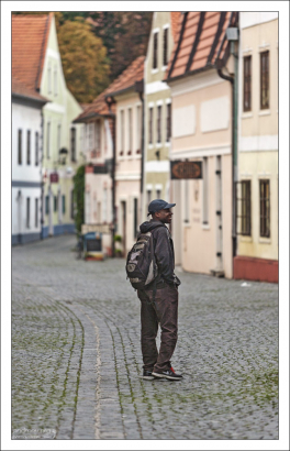 Туристы на улицах Чески-Будеёвице.