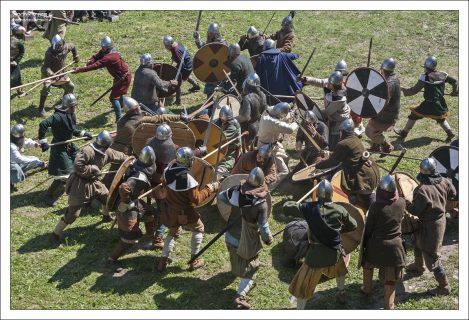 Разгар боя.