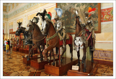 Рыцарский зал Эрмитажа.