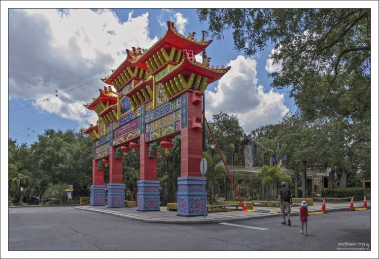 Китайский фестиваль Zoominations в зоопарке Lowry в Тампе.