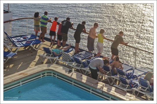 Начало круиза.