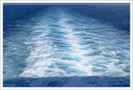 Кильватер "Принцессы".