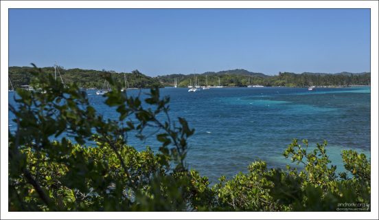 У берегов Гондураса.