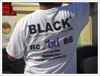 Говорят, на демонстрации пристутствовали даже местные gang members - представители преступных группировок.