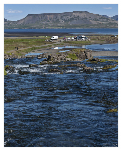 Река Kirkjufellsá river.