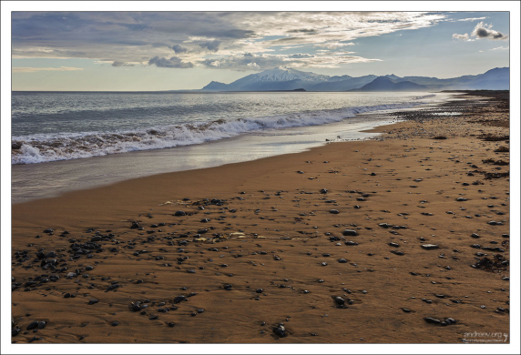 Пляж возле кемпинга Langaholt.
