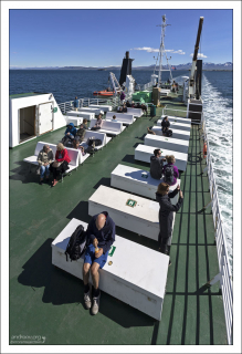 На паром "Балдур" берут всего 280 пассажиров.