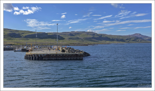 Причал острова Флатей.