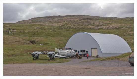 Ангар при музее Hnjotur на Западных фьордах.