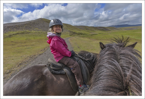 Во время конного тура "Pleasure in every hoofstep" от компании Hesta Sport.