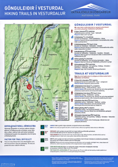 Карта долины Vesturdalur.