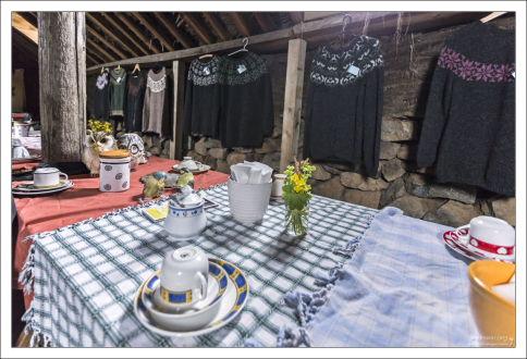 Ждем кофе и блины в землянке Saenautasel.