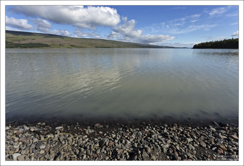 Молочно-зеленая вода залива Atlavik.