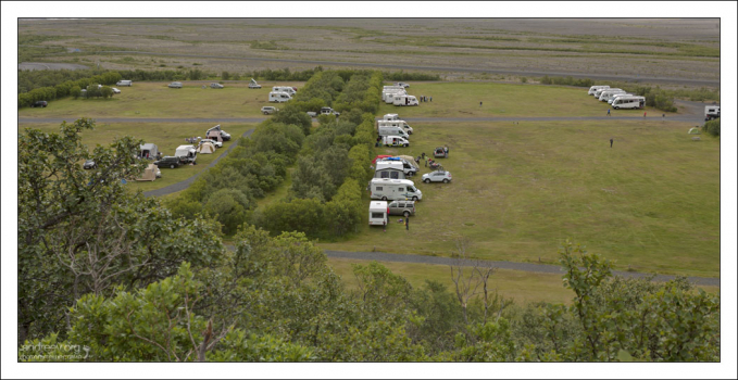 Кемпинг Skaftafell.