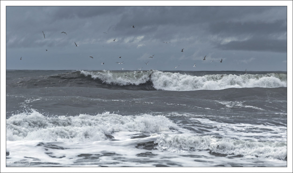 Атлантика стального цвета.