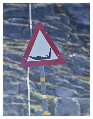 Сани - полноправный участник дорожного движения в Гренландии.