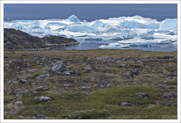 Фьорд Илулиссат является частью залива Диско.