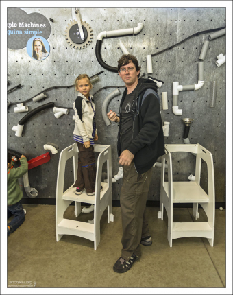 В детском музее Thinkery.