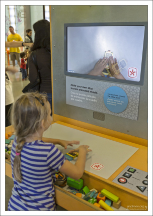 Создание мультика своими руками в детском музее Thinkery.