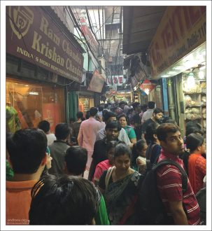 Чандни-Чоук (букв. «Серебристая площадь») – колоритная улица-базар, длиной около трех километров.