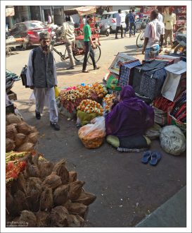 Деликатесы и сладости перемешиваются с ароматом специй и запахом теплых свежих лепешек; летучие пары масалы, карри и гхи щекочут нос, и всё это под аккомпанемент благоухающих экзотических цветов.