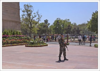 Охрана на Раджпатх - "царской дороге".