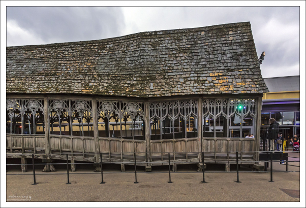 Деревянный мост (англ. Wooden Bridge), расположенный на территории Хогвартса, присутствует только в фильмах и играх, но в книгах о нём ничего не сказано.