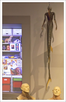 Модель русалки от отдела спецэффектов.