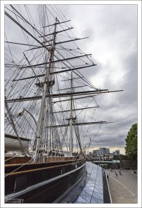 «Катти Сарк» был поставлен в 1954 году на вечную стоянку в сухой док Гринвича.