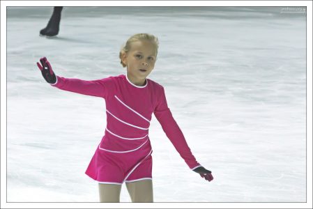 Саша откатала свою программу.