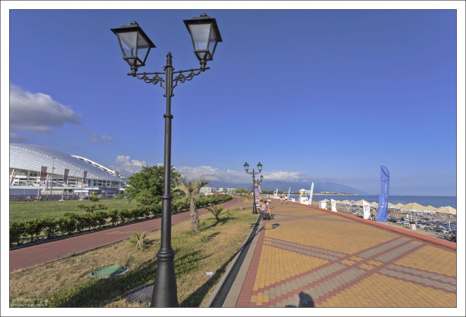 Набережная в Адлере.