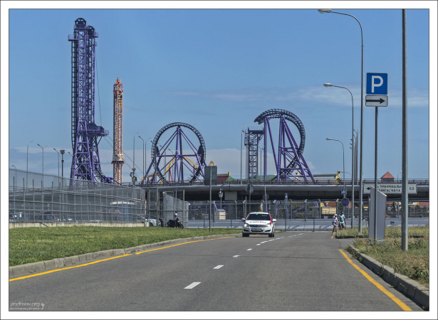 Заезд на Сочи автодром.