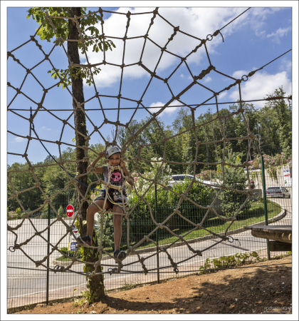 Маленький паучок в паутине :)