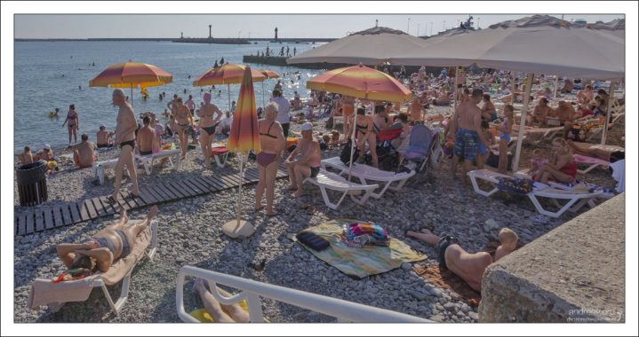 Сочинский городской пляж.