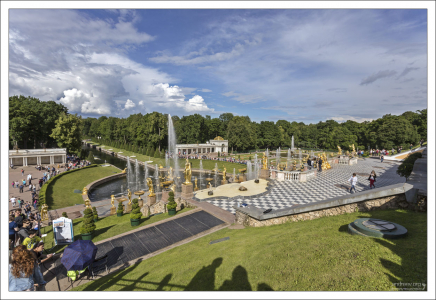 Большой Каскад в Петергофе.