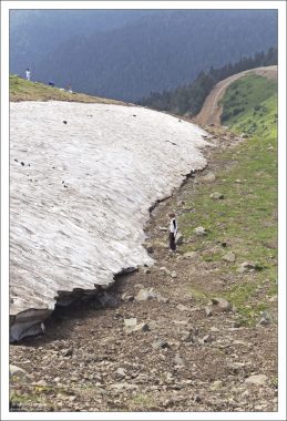 Июльский снег на Роза Пик.