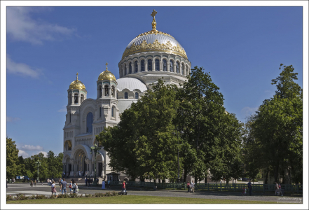 Никольский морской собор в Кронштадте.
