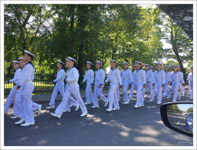Моряки-новобранцы в Кронштадте.