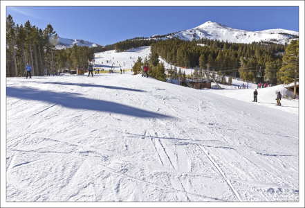 Снег отличного качества в Бреке.