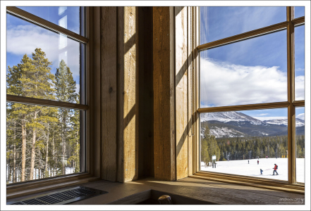 В ресторане Ten Mile station на горе Peak 10.