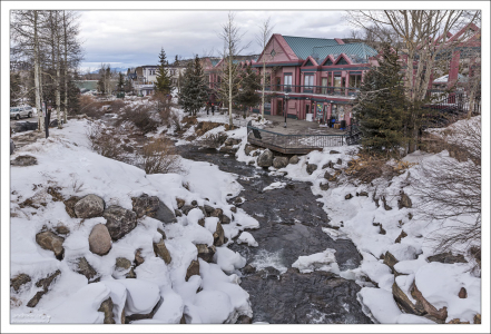 Речка Blue river в окрестностях Брекенриджа.
