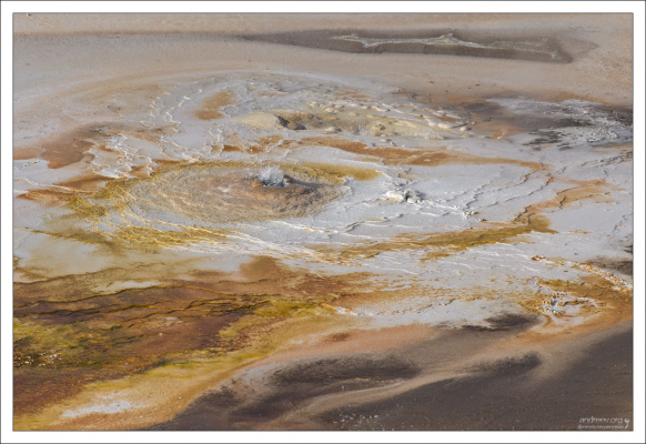 Lava Pool Complex - Лавовый комплекс, с большим содержанием серы. Здесь живут термофилы - живые организмы, способные существовать при постоянно высоких температурах.