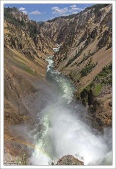 Радуга на Желтокаменной реке.