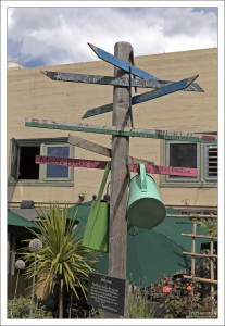 В ботаническом саду на крыше сиэтловского рынка. До Москвы 8365 километров.