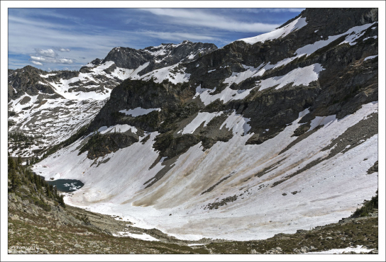 Зубчатые вершины гор в парке Северные Каскады.