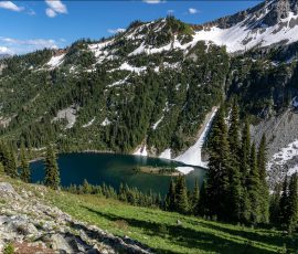 Найденная тропа недалеко от озера Ann lake.