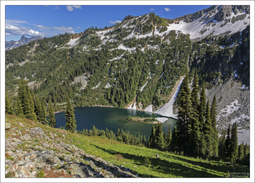 Найденная тропа недалеко от озера Ann lake.