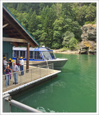 Высадка на гидроэлектростанции (powerhouse) возле дамбы Ross.