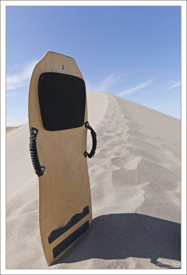 Доска на гребне дюны Брюно.