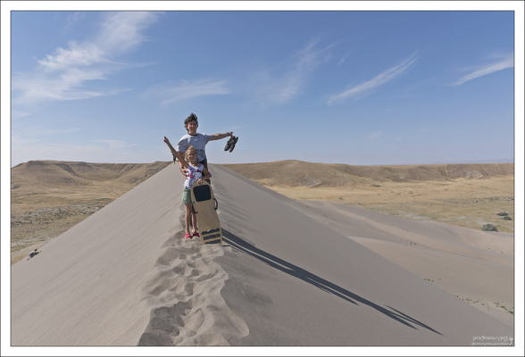 На вершине Гранд-дюны Брюно.